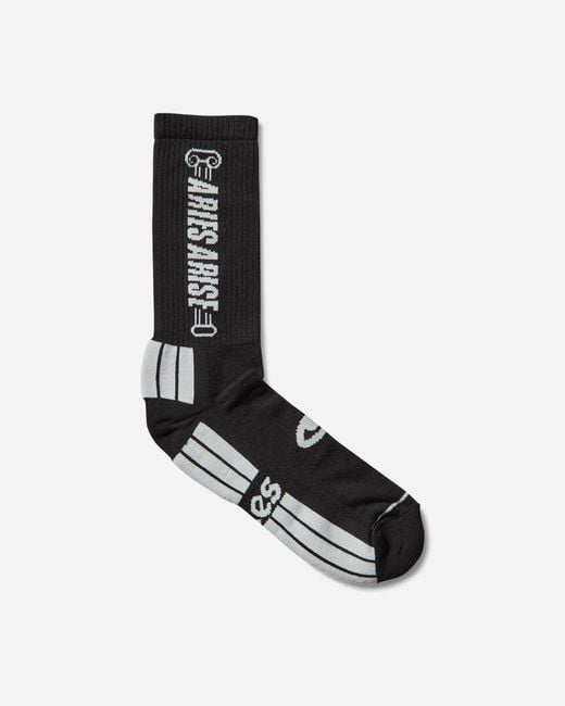 Aries Black Column Socks for men