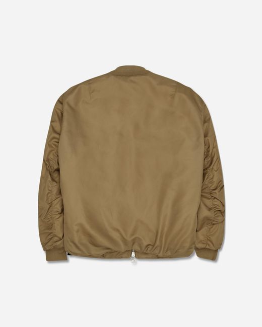 Oamc Peacemaker Green Minimal Bomber Jacket for men