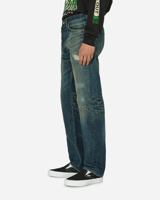 Hysteric Glamour Blue Rcr Processed 50 S Xx Straight Denim Pants for men