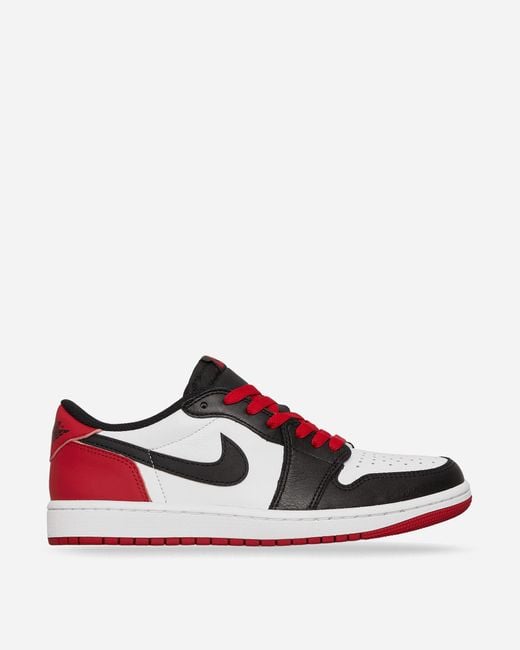 Nike air jordan black red sale