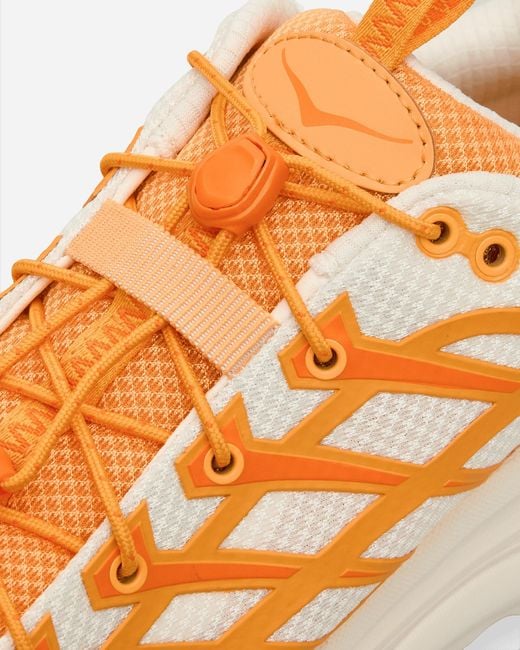 Hoka One One Orange Mafate Three2 Sneakers Sun Coral / Alabaster for men