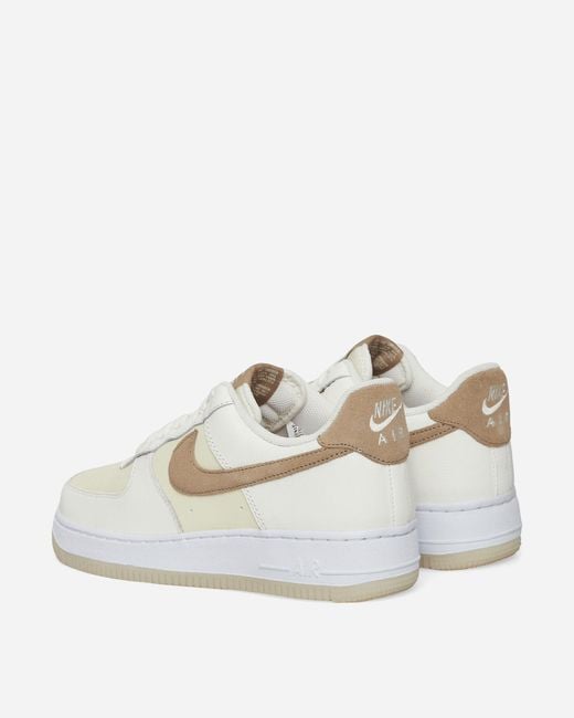 Nike White Air Force 1 07 Lv8 Sneakers Sail / Coconut Milk / / Khaki for men