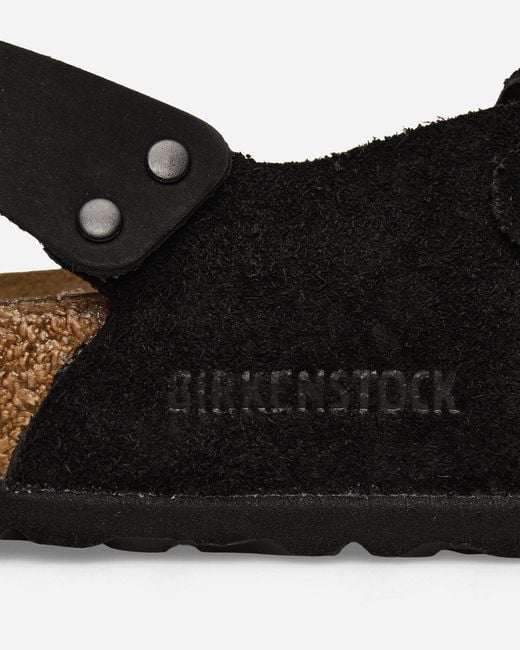 Birkenstock Black Tokio Suede Sandals for men