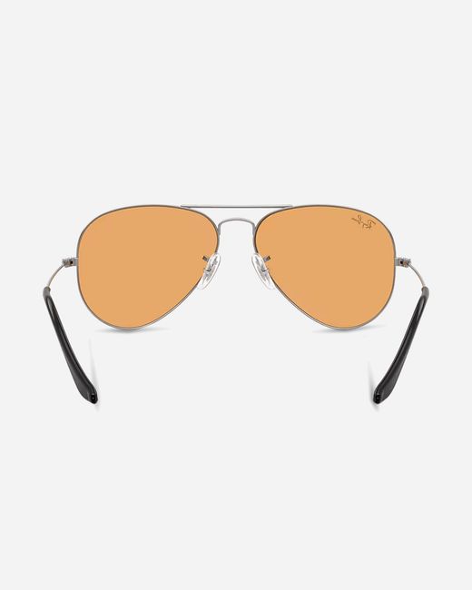 Ray-Ban Metallic Aviator Sunglasses Polished Photocromic for men