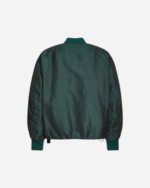 Oamc Peacemaker Green Men S Minimal Bomber Jacket Dark for men