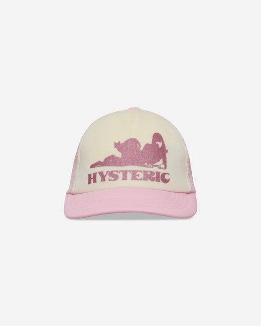 Hysteric Glamour Pink Cat Mesh Cap