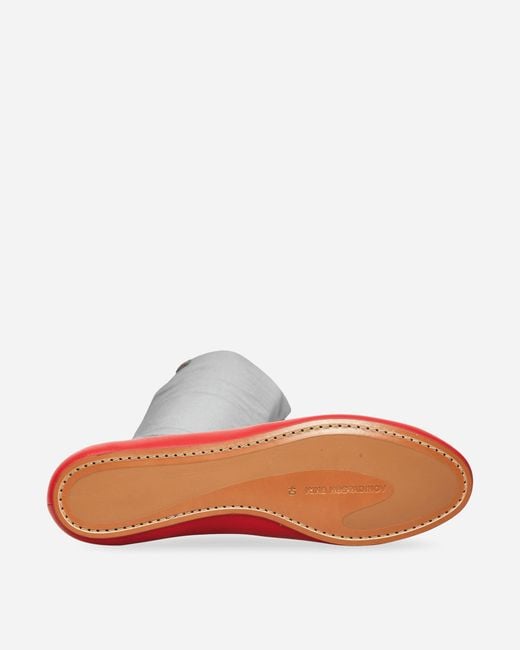 Kiko Kostadinov White S Promxima Long Ballerinas Slate Fire