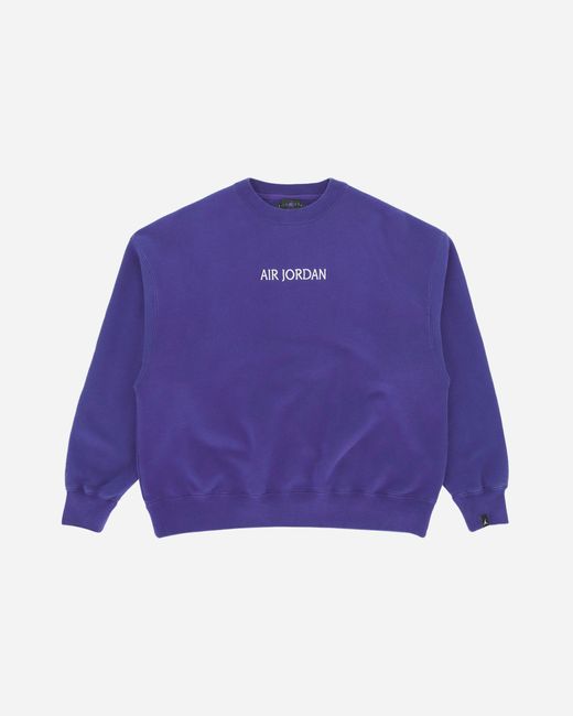 Nike Wmns Wordmark Fleece Crewneck Sweatshirt Purple | Lyst