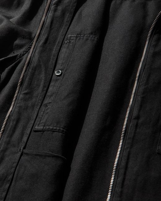C P Company Black Men S Cotton / Linen Overshirt for men