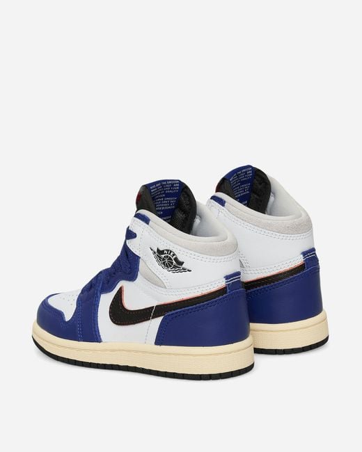 Nike Air Jordan 1 High Og Rare Air (ps) Sneakers White / Deep Royal Blue for men