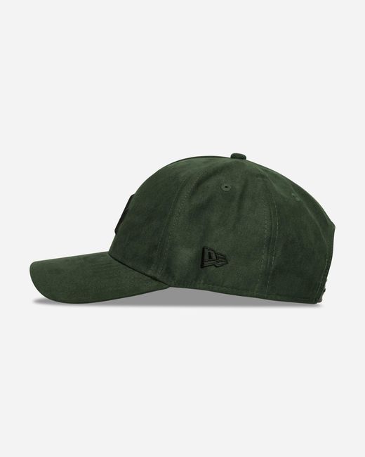 KTZ Green La Dodgers Faux Suede 9Forty E-Frame Cap Dark for men