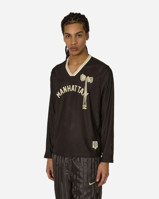 Nike Bode Rec. Mesh Jersey Shadow in Black for Men | Lyst UK