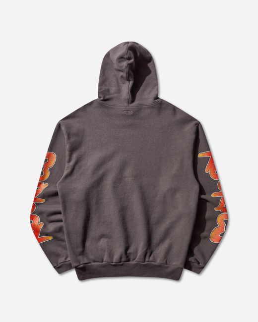 Kapital Gray Men S Sweat Knit Hoodie (buster Peckish Rainbowy) Ink for men