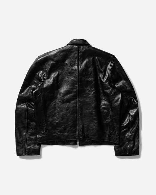 Our Legacy S Mini Leather Jacket in Black for Men | Lyst
