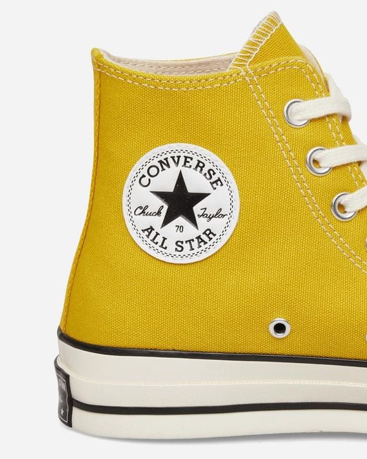 Converse Yellow Chuck 70 Vintage Canvas Sneakers Bright Outlook for men