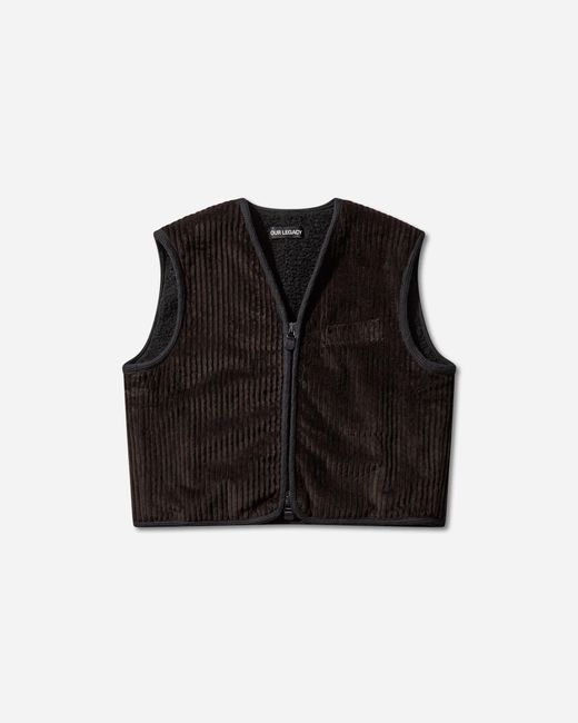 Our Legacy Black Men S Top Vest Profound for men