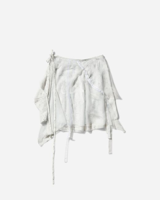 Hyein Seo White Women S Layered Wrap Skirt