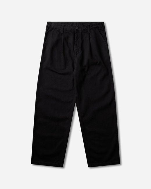 Carhartt Black S Jace Pants (Rinsed) for men