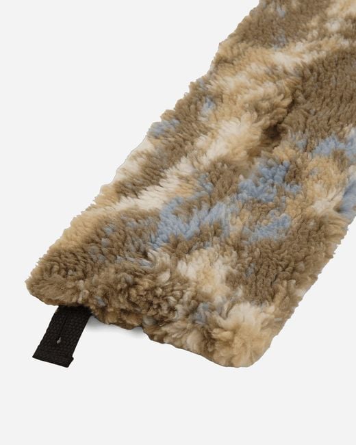 Oamc Peacemaker Metallic Fleece Scarf for men