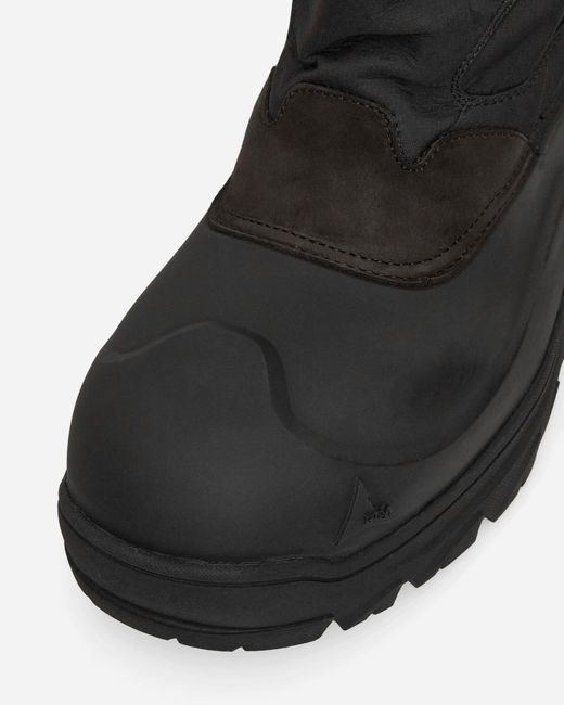 Roa Black Rubber Boots for men