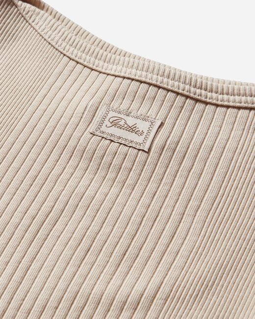 Jean Paul Gaultier Natural Women S Logo Patch Baby T-shirt
