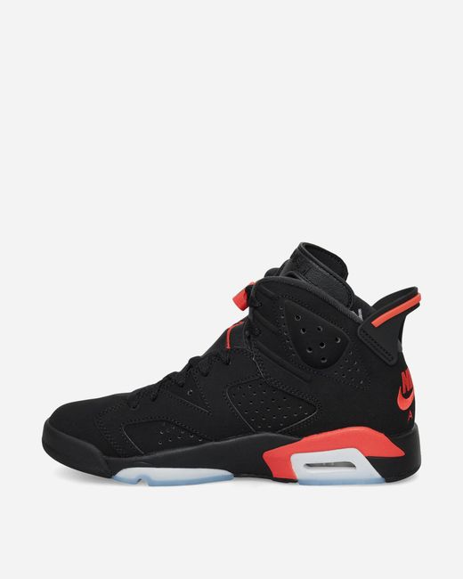 Nike Air Jordan 6 Retro Infrared Salesman Sneakers Black / Light Crimson for men