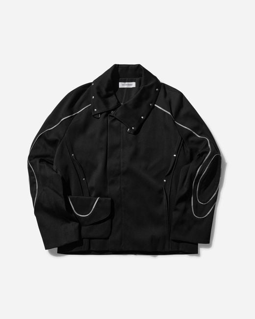 Kiko Kostadinov S Chalice Jacket With Bag Raven in Black for