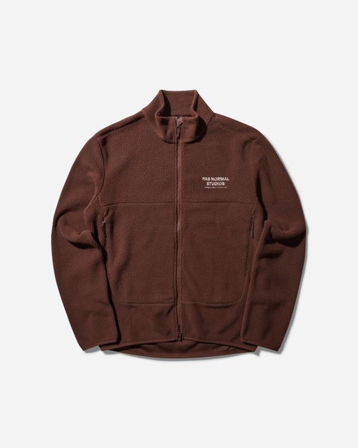 Pas Normal Studios Brown S Off-Race Fleece Jacket Bronze for men