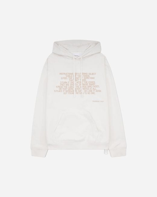 Oamc Peacemaker White S Stencil Print Hoodie for men