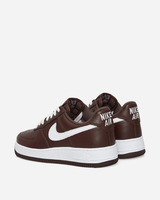 Nike Air Force 1 Low Retro Qs Sneakers Chocolate / White for Men | Lyst