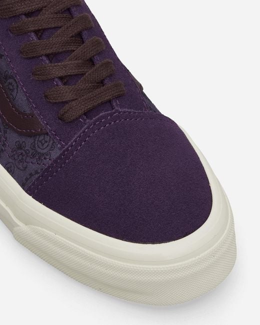 Vans Blue Premium Old Skool Gothic Sneakers Grape for men