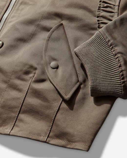 Our Legacy Brown S Frill Bomber Jacket Kharkee