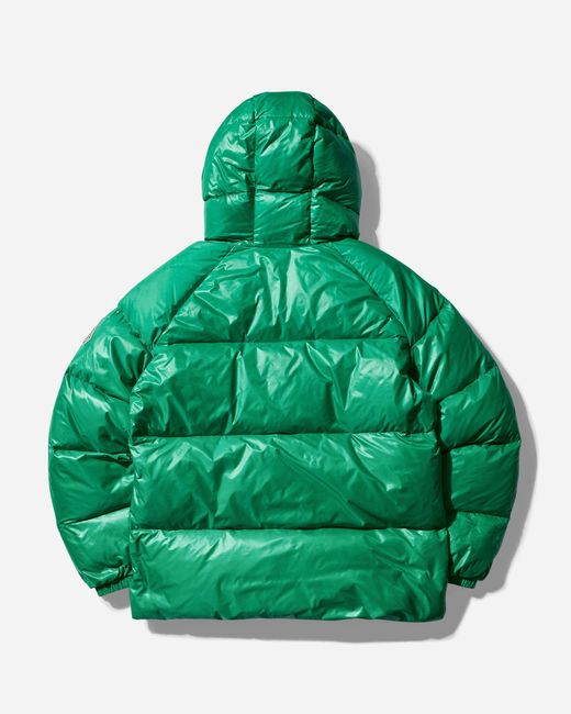 Pyrenex Green S Sten Shiny Down Jacket Frog for men