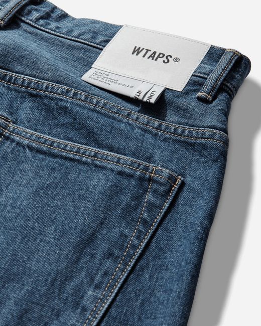 (w)taps S Blues Straight Pants for men