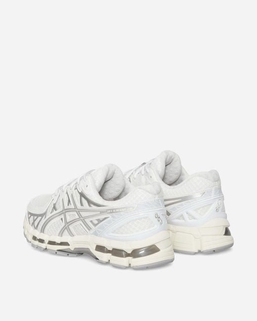 Asics White Gel-kayano 20 Sneakers / Pure Silver for men