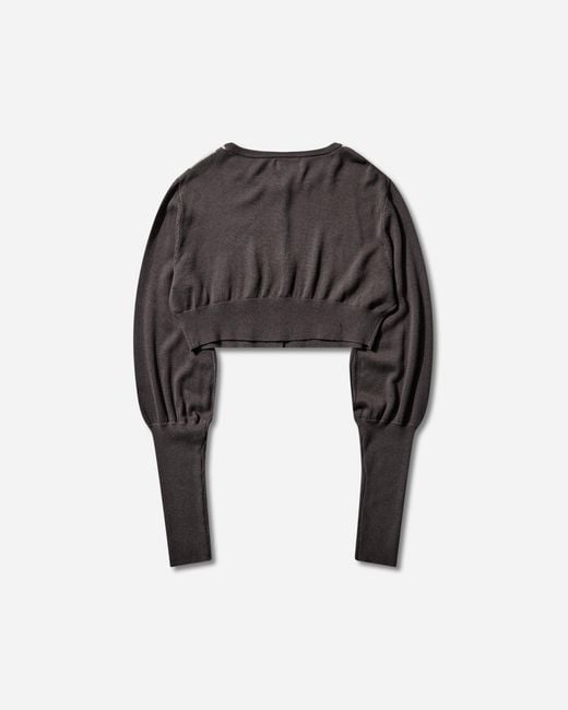 Nii HAI Black S Bubble Cardigan Argyle