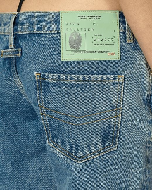 Jean Paul Gaultier Blue Shayne Oliver Skinny Jeans Light for men