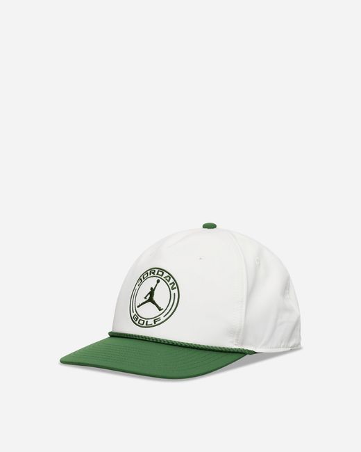 Nike Green Jordan Pro Structured Dri-Fit Flat-Brim Golf Hat Sail Forest for men