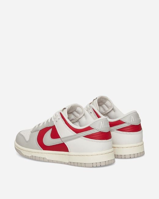 Nike White Dunk Low Retro Sneakers Phantom Gym for men