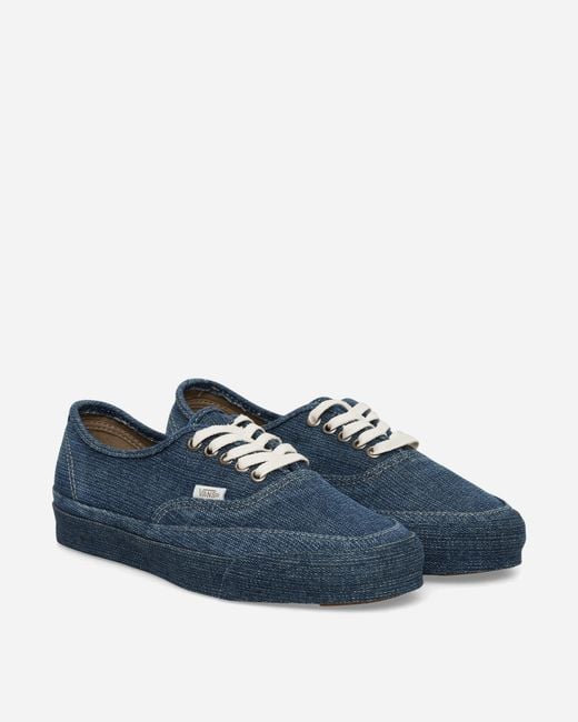 Vans Blue Premium Authentic Denim Sneakers for men