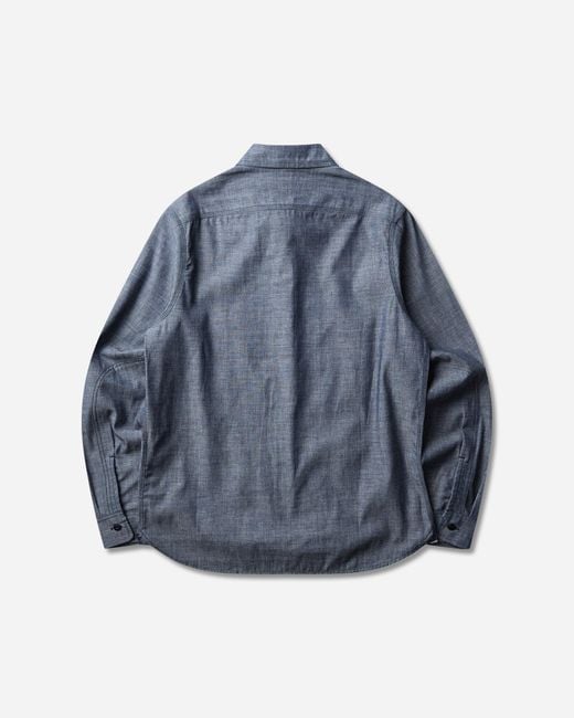 Lee Jeans Blue Men S 101 Heritage Workwear Relaxed Shirt Dry for men