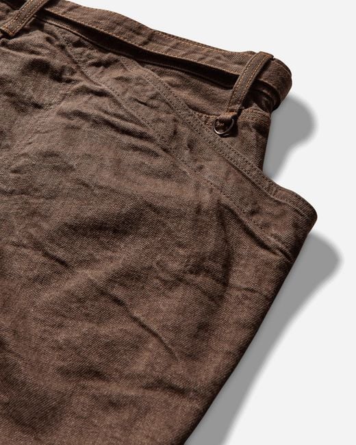Sacai Brown S Denim Pants for men