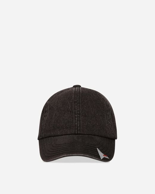 Roa Black Wrangler Aero 6 Panel Cap Dark for men