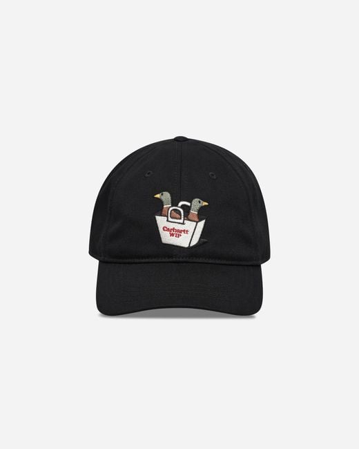 Carhartt Black Bumper Sticker Cap for men