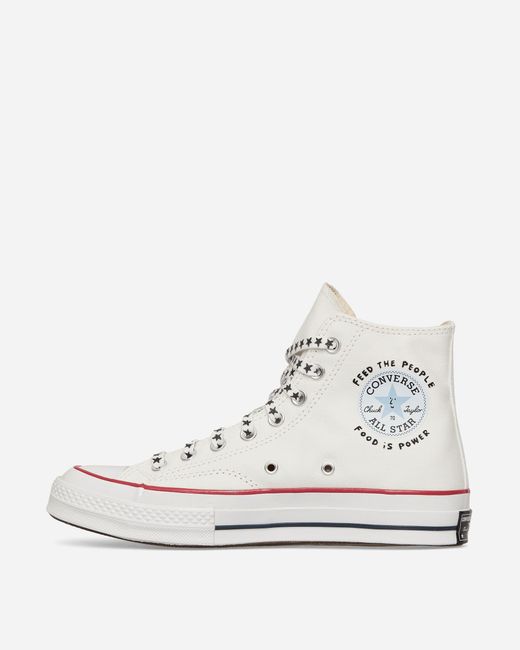 Sky High Farm White Converse Chuck 70 Hi Sneakers for men