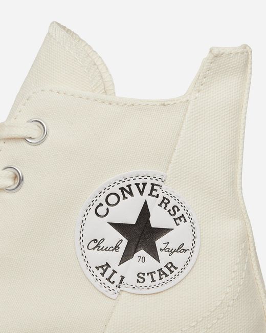 Converse White Chuck 70 Plus Split-panel Cotton-canvas High-top Trainers for men