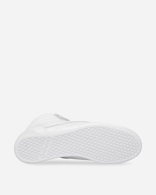 Reebok White Women S Freestyle Hi Sneakers Intense / Silver