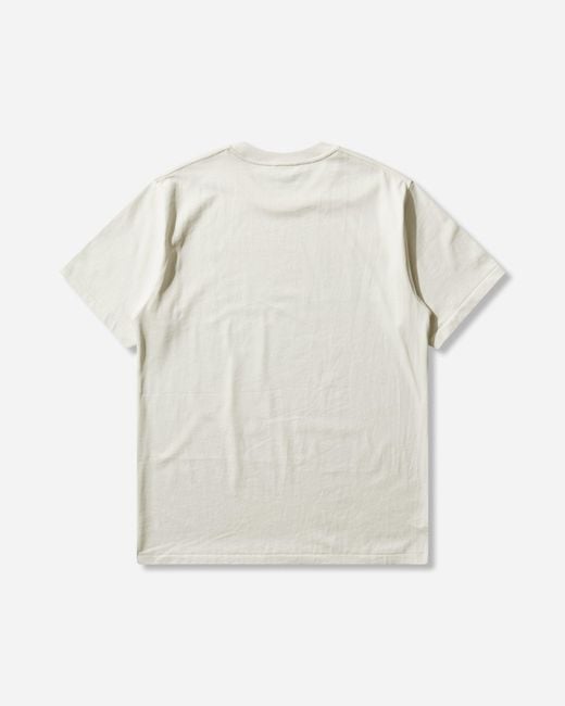 A Bathing Ape White Men S Bape Kiss Logo T-shirt Ivory for men