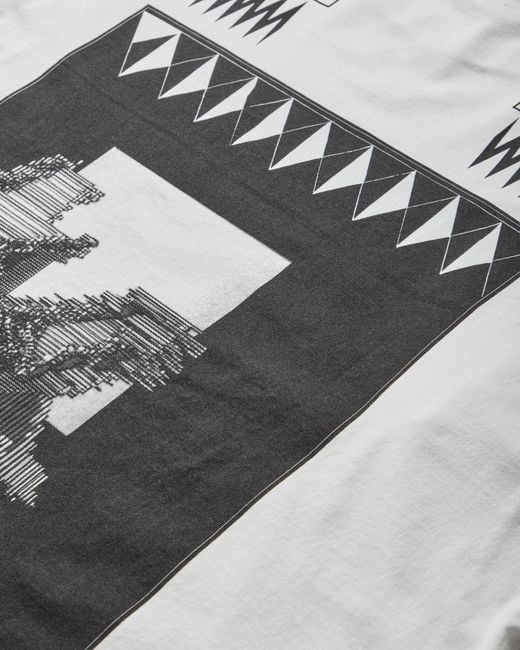 Cav Empt Gray Men S Century Cameo Longsleeve T-shirt for men