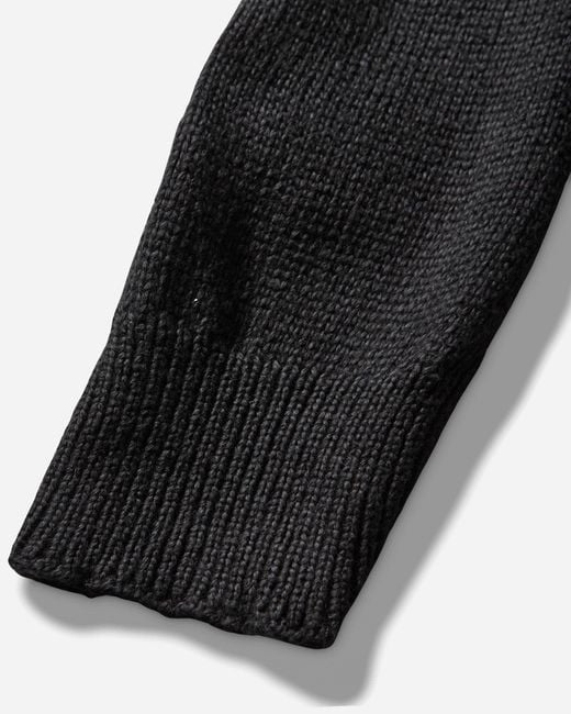 Our Legacy Black Mock Scarf